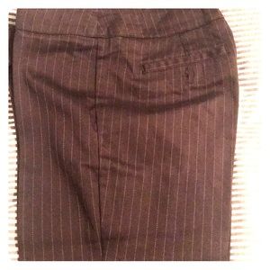 New York & Company pinstriped pants. 4 Tall.